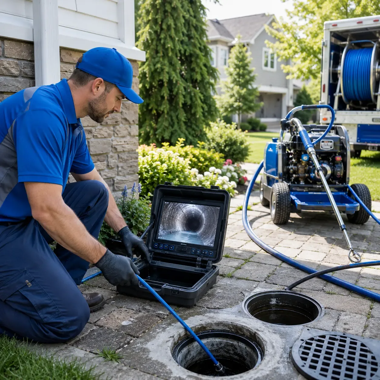 Outdoor drain cleaning professionals serving Bryant, IN
