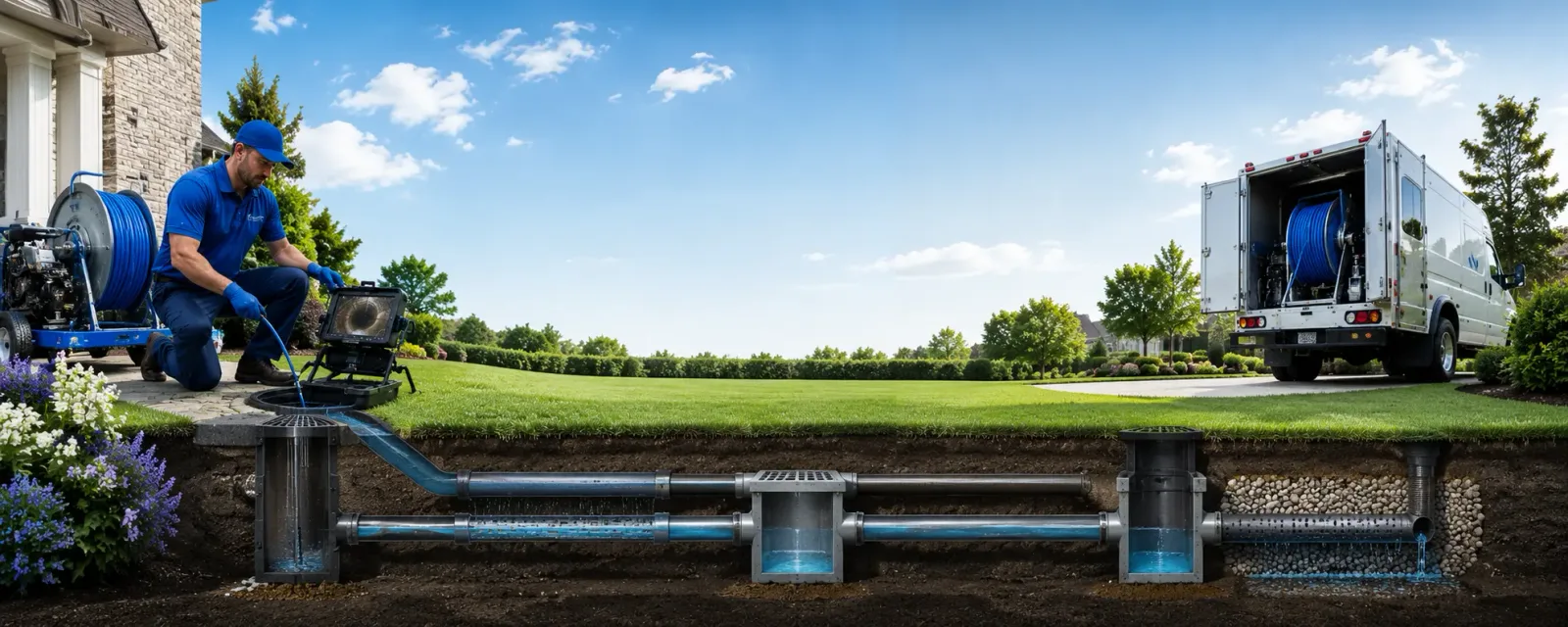 Outdoor drain cleaning information for Bryant, IN